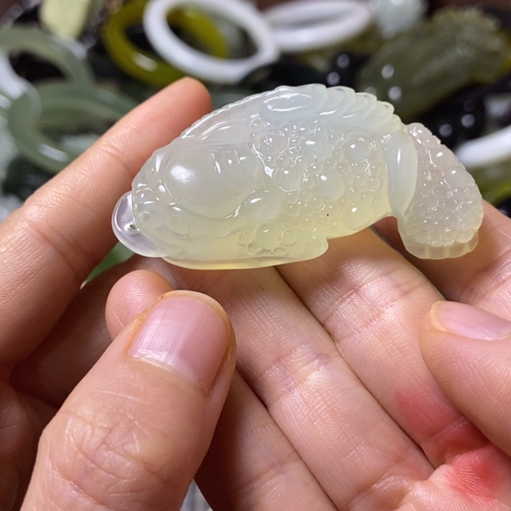 岫玉天然岫玉挂件未镶嵌