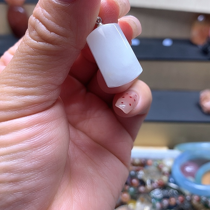 水晶水晶吊坠银S925镶嵌