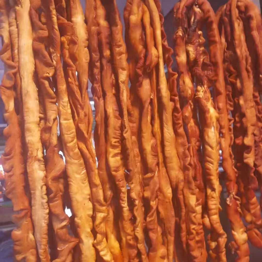 湖南农家柴火烟熏腊肥肠