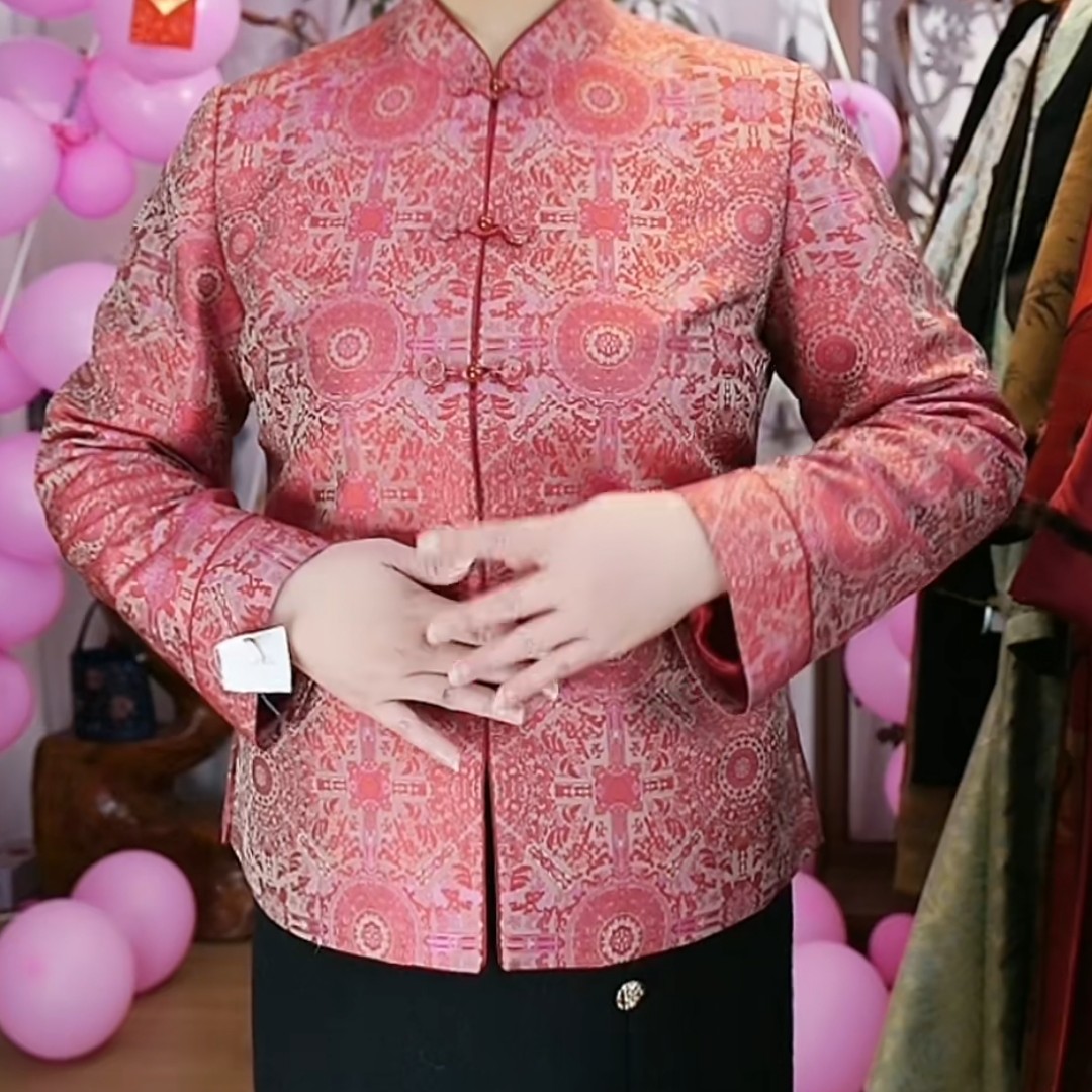 宋锦八大韵唐装上衣