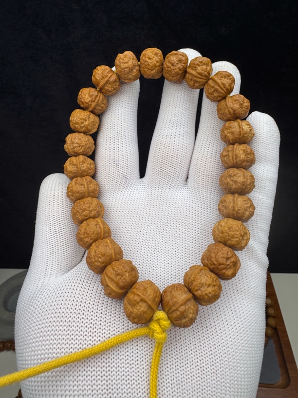 猴头核桃手持二级全品粗筋夹板禅宗 尺寸14➕mm