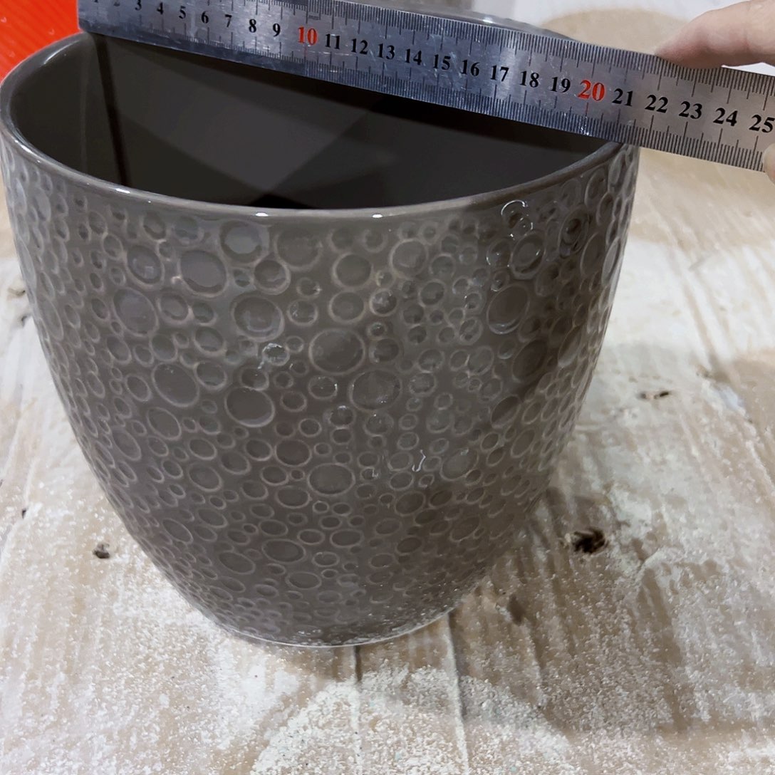 有孔，外贸尾单陶瓷花盆凑单10米包邮