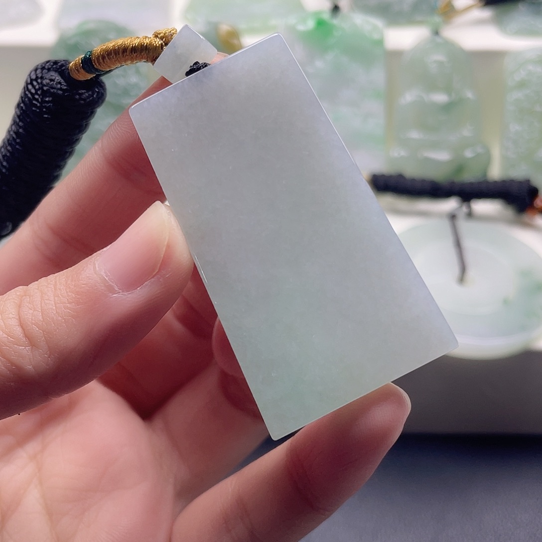 倩***翡翠未镶嵌颈饰天然翡翠1111111