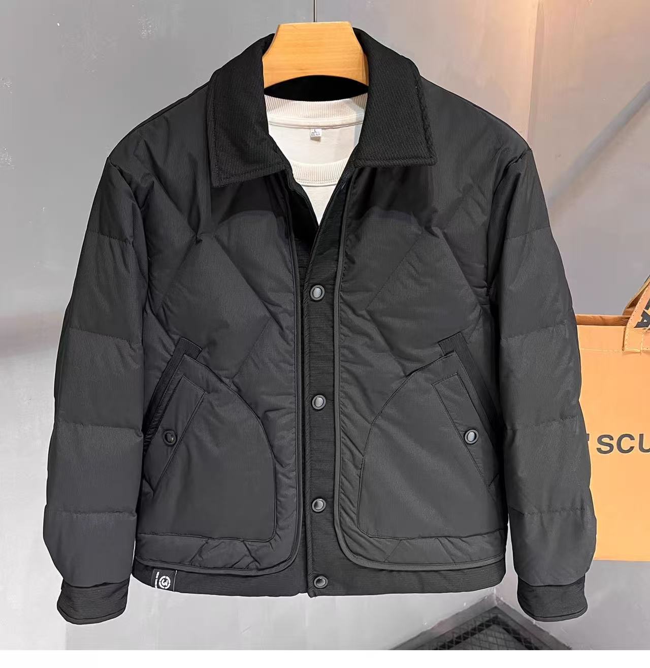 【新精选-饭饭200~399号】休闲男士潮流时尚百搭保暖冬季加厚外套