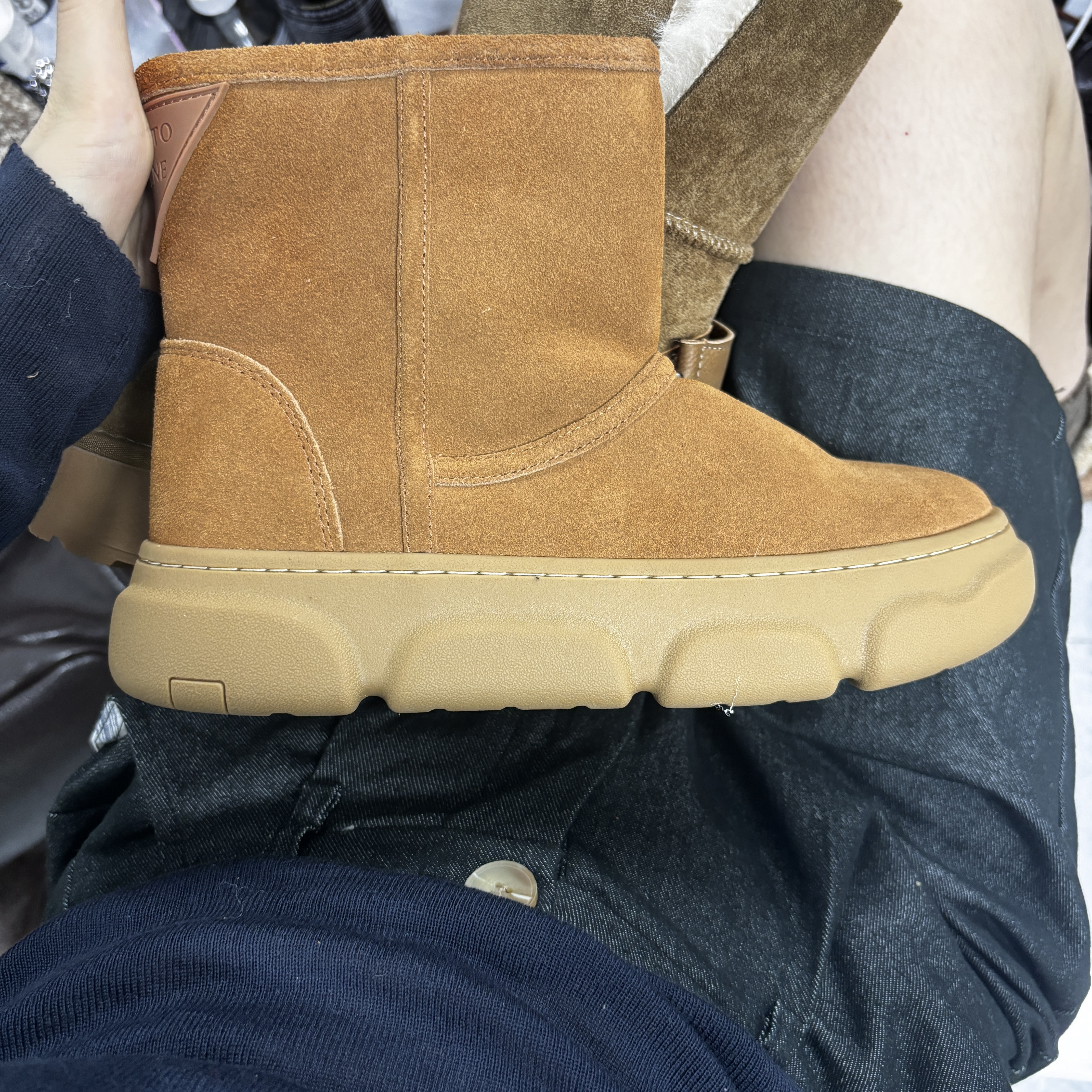 【巨显腿细！雪地靴！】咩咩版 no退换！