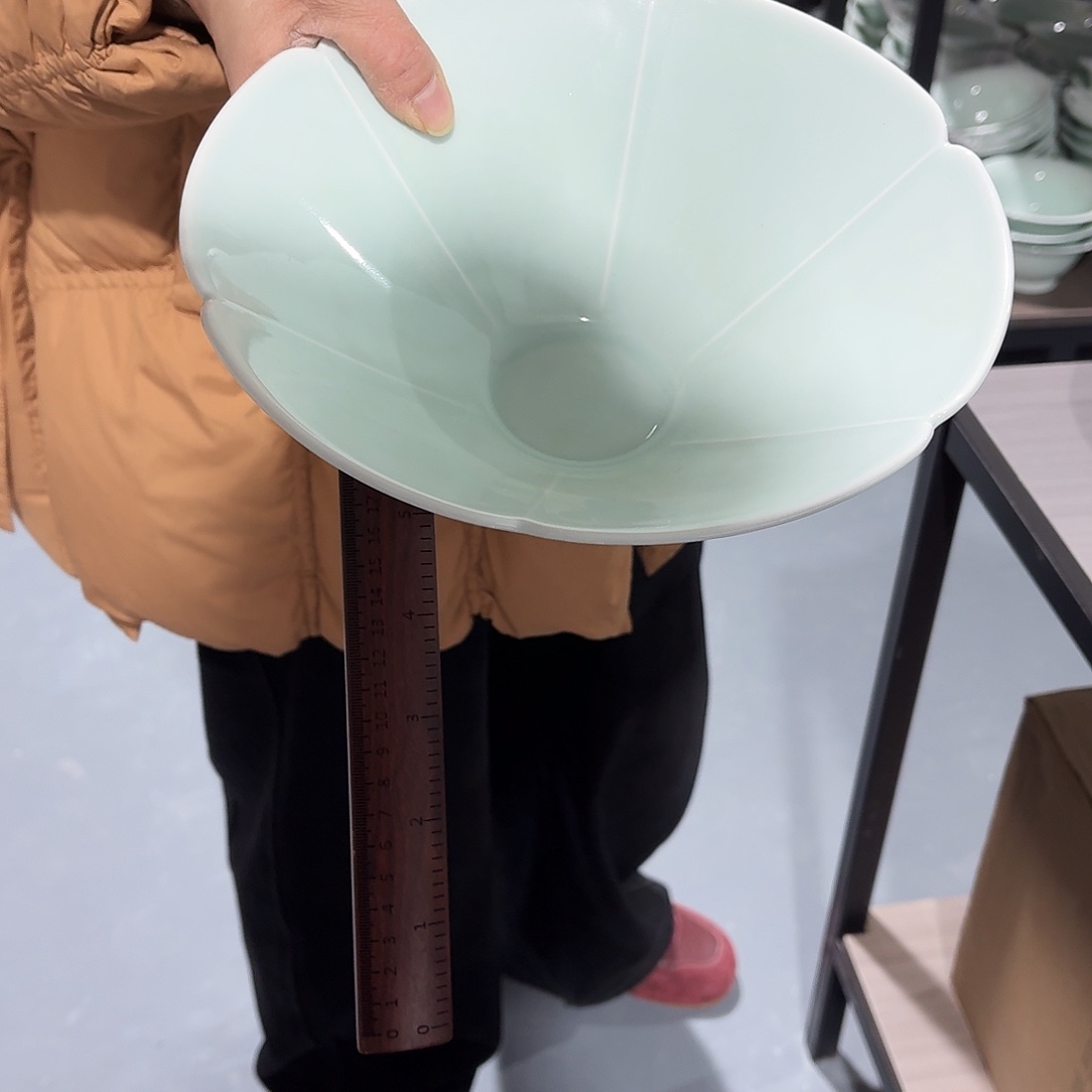 景德镇陶瓷9寸汤碗一级两个