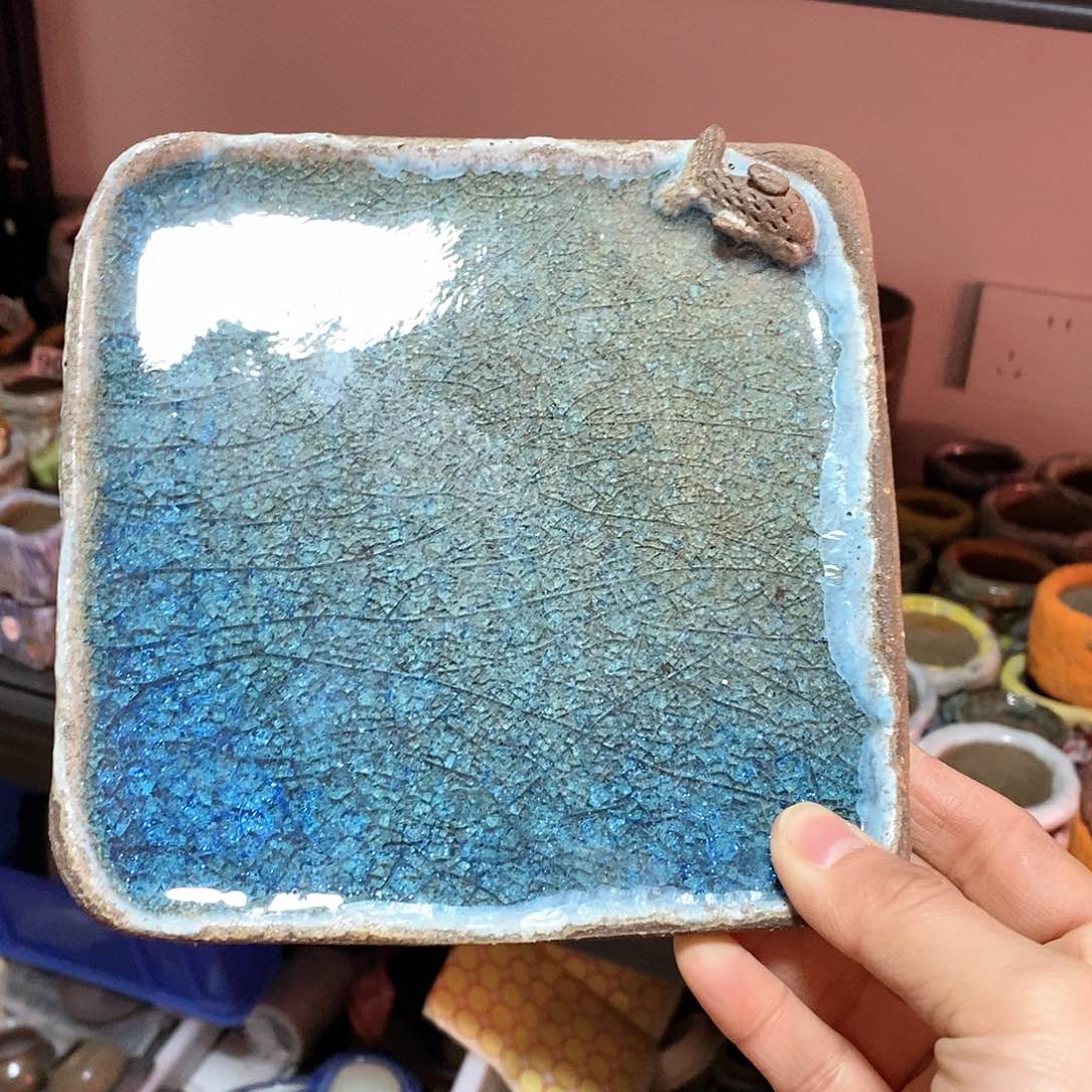 红陶处理的，处理