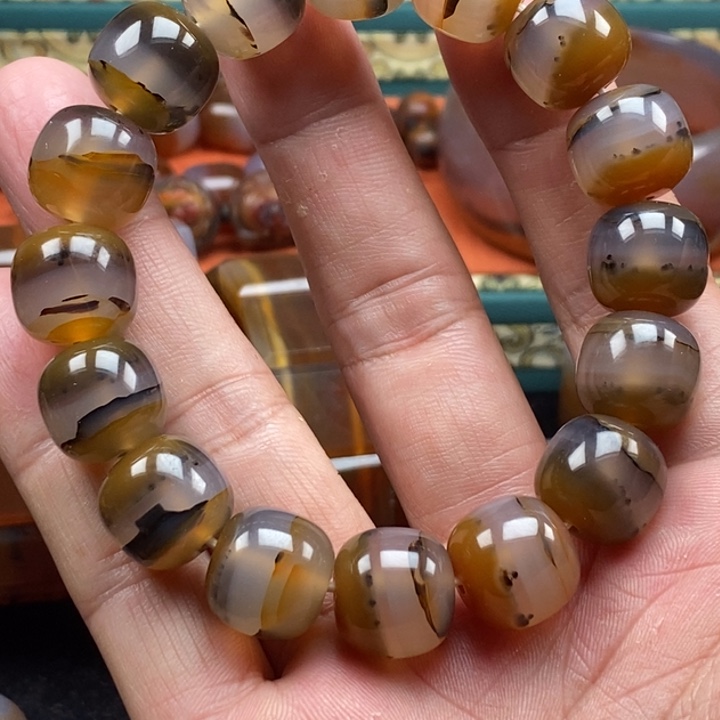 玛瑙/玉髓未镶嵌手链