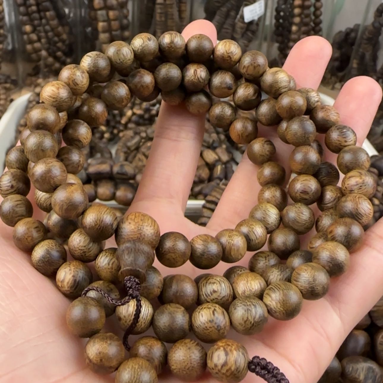 【闪购商品】沉香手串可**意奇楠手串23.5克卡08
