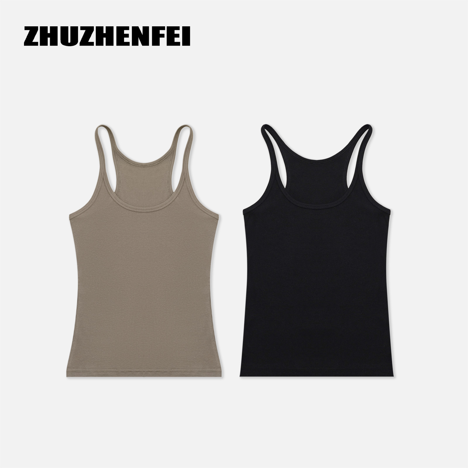 ZHUZHENFEI【秋日心动】修身显瘦简约百搭吊带背心Z353016