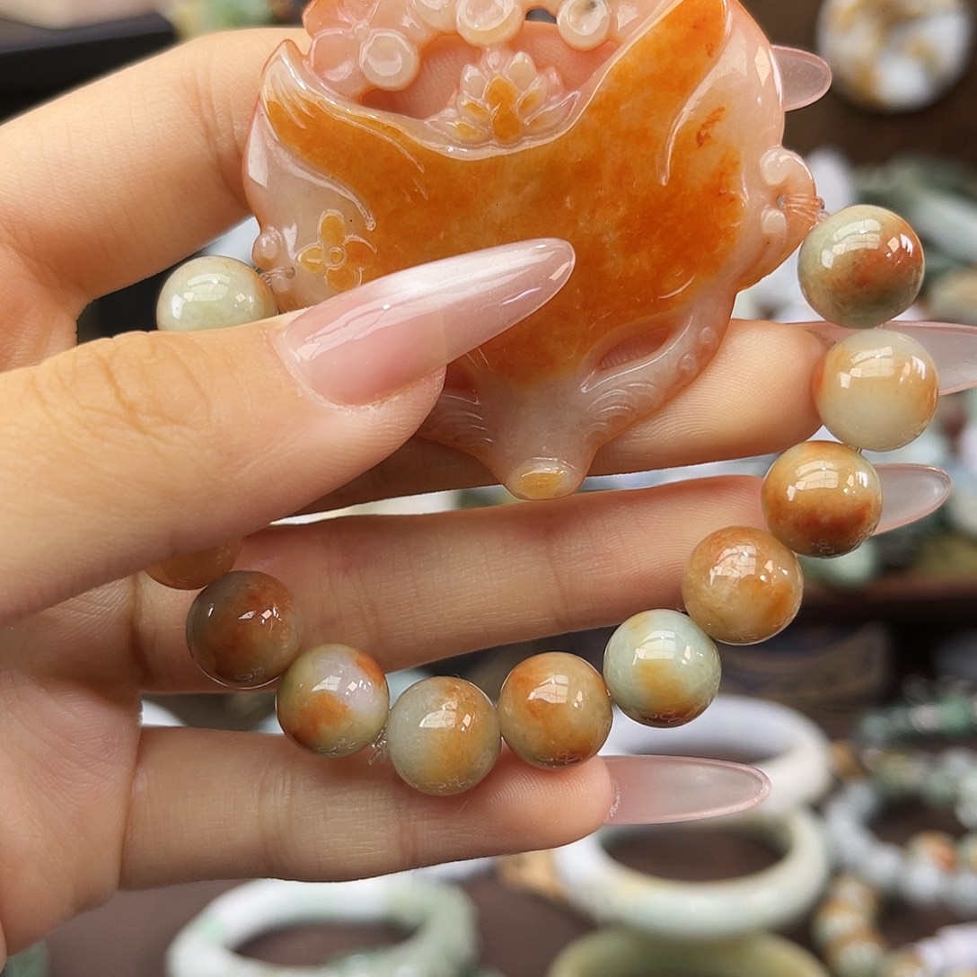 翡翠未镶嵌手链手链