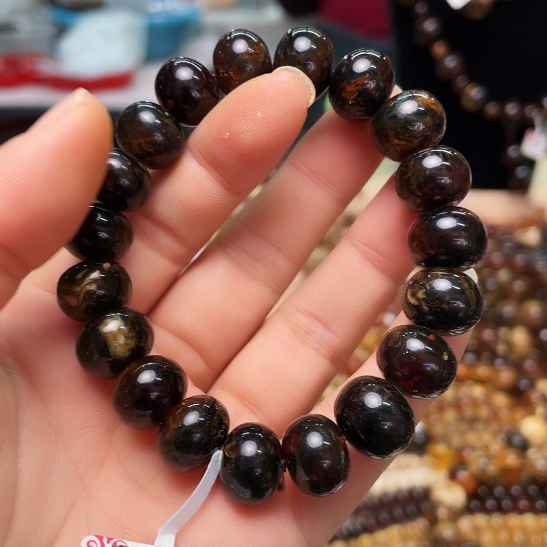 琥珀裸石未镶嵌十三10967