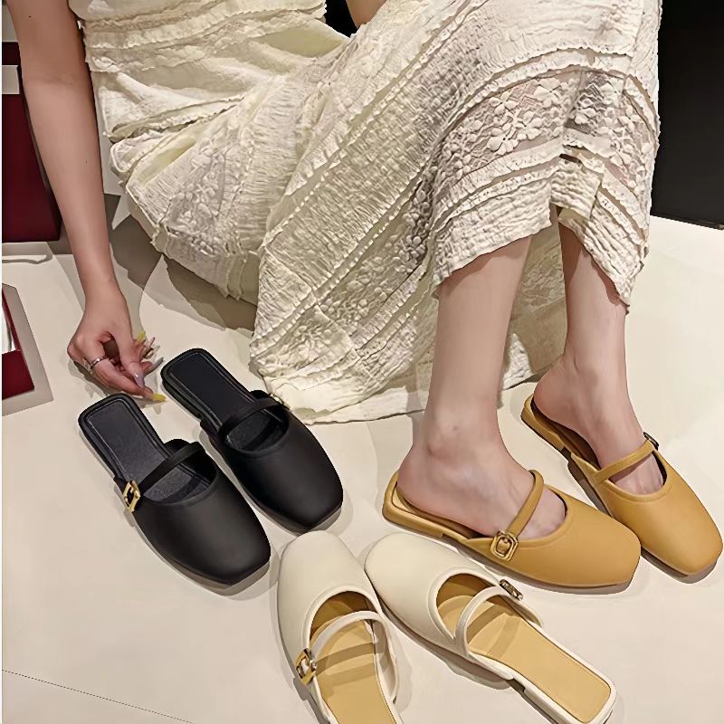 2025年新款399温柔夏季软底外穿懒人厚底女拖鞋