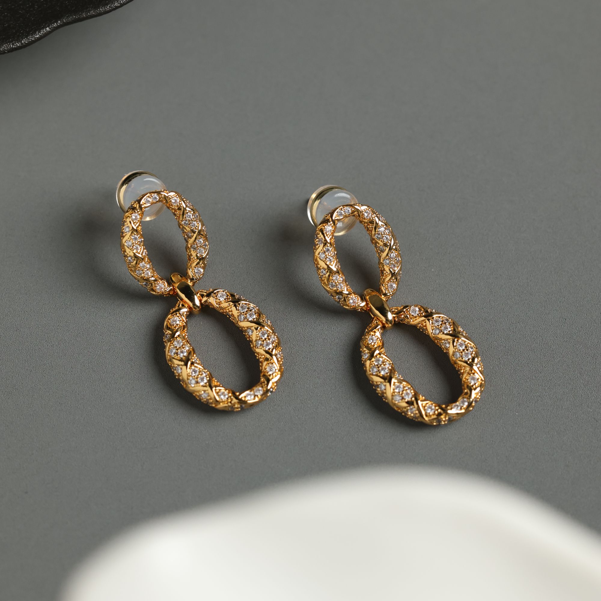 纯铜耳饰 “永恒”原创设计精品时尚款耳饰