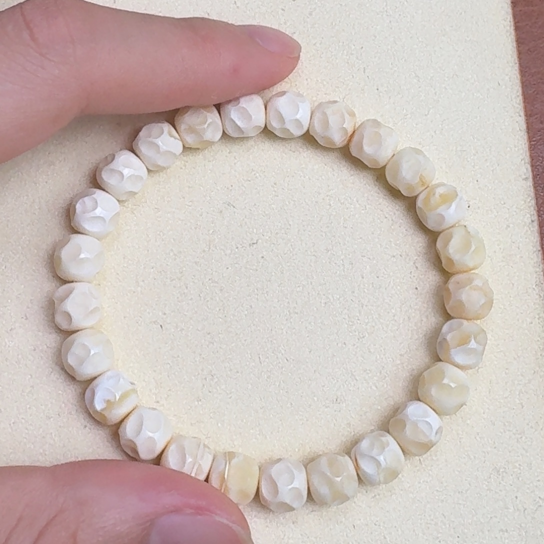 未镶嵌蜜蜡手链8mm刀锋无相