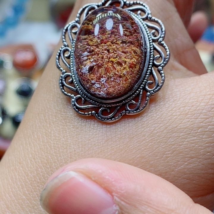 水晶戒指未镶嵌水晶