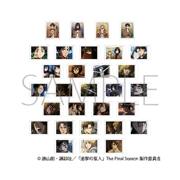 「进击的巨人」 拍立得  盲盒代拆