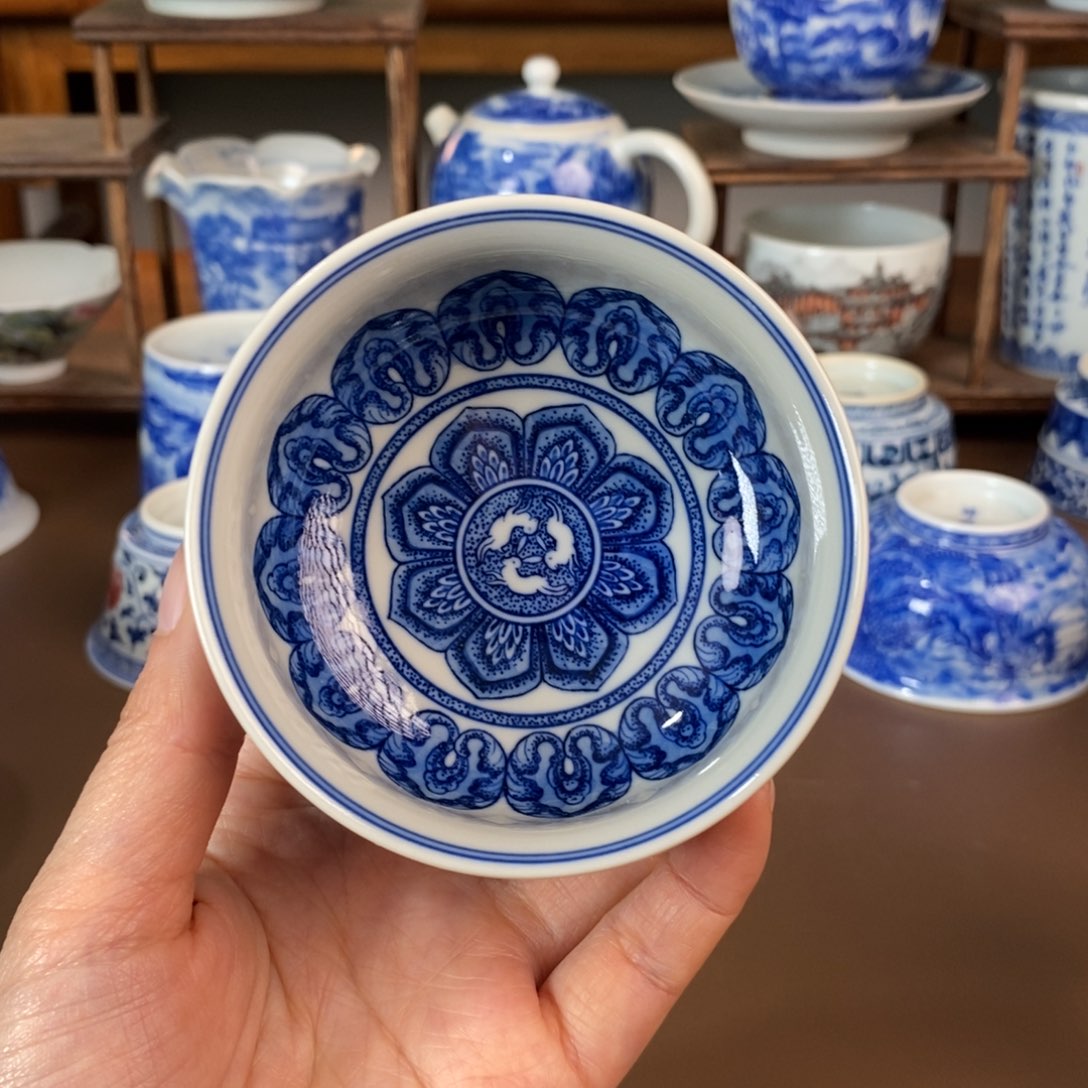 大***细景德镇陶瓷手工手绘