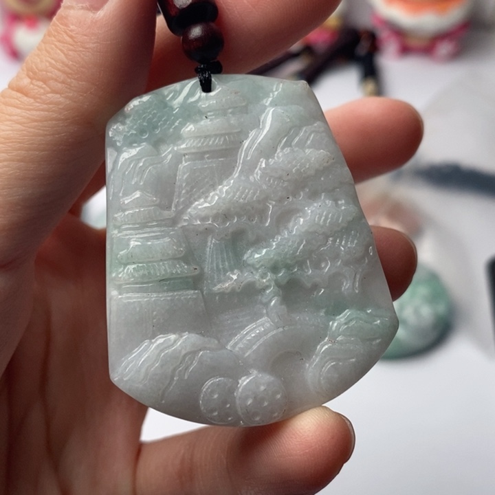 翡翠未镶嵌颈饰翡翠