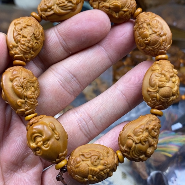 橄榄核手串/手链橄榄核雕工艺手串