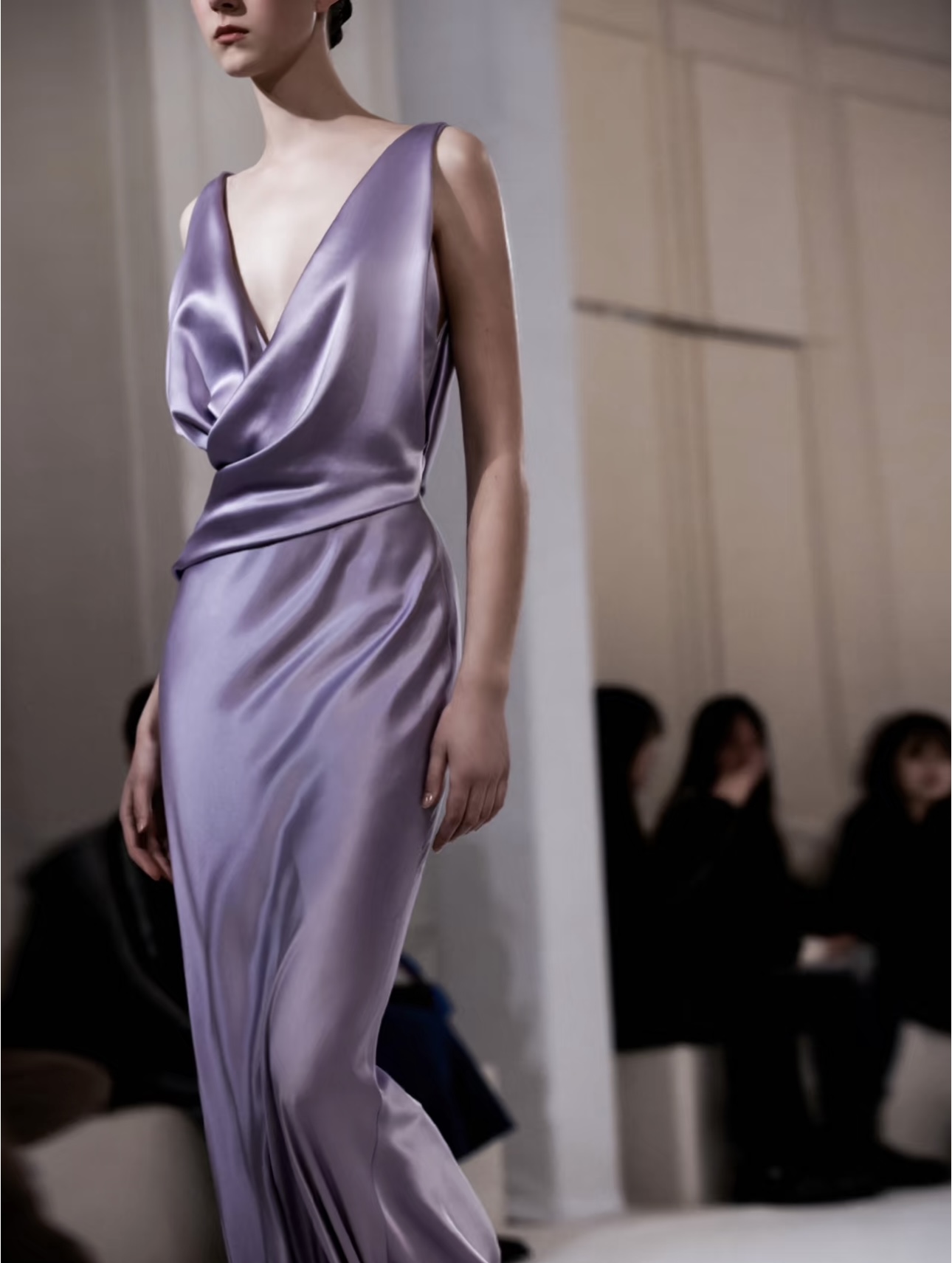 金掌柜VINTAGE复古小众温柔修身夏季气质长款轻奢性感收腰连衣裙