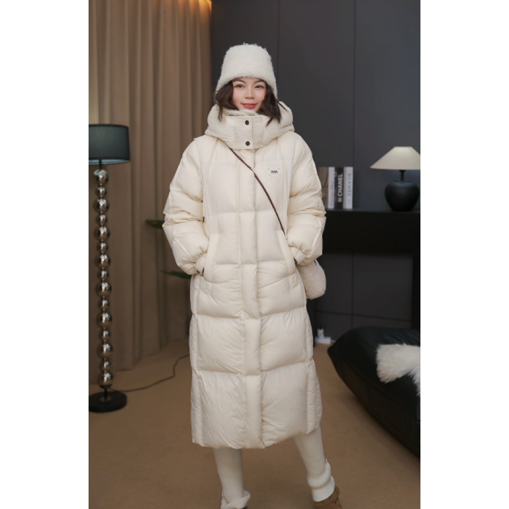 【毛毛专属】冬日暖阳2024年95绒云朵长款羽绒服加厚