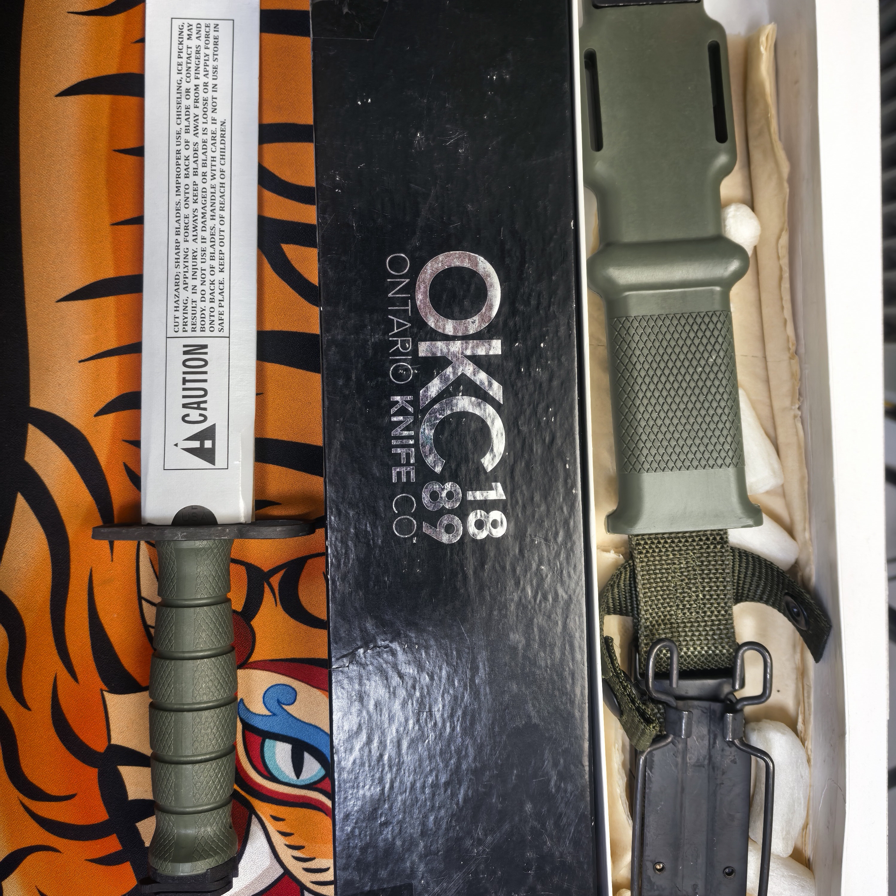 美国安大略m9君用战术厨房水果刀