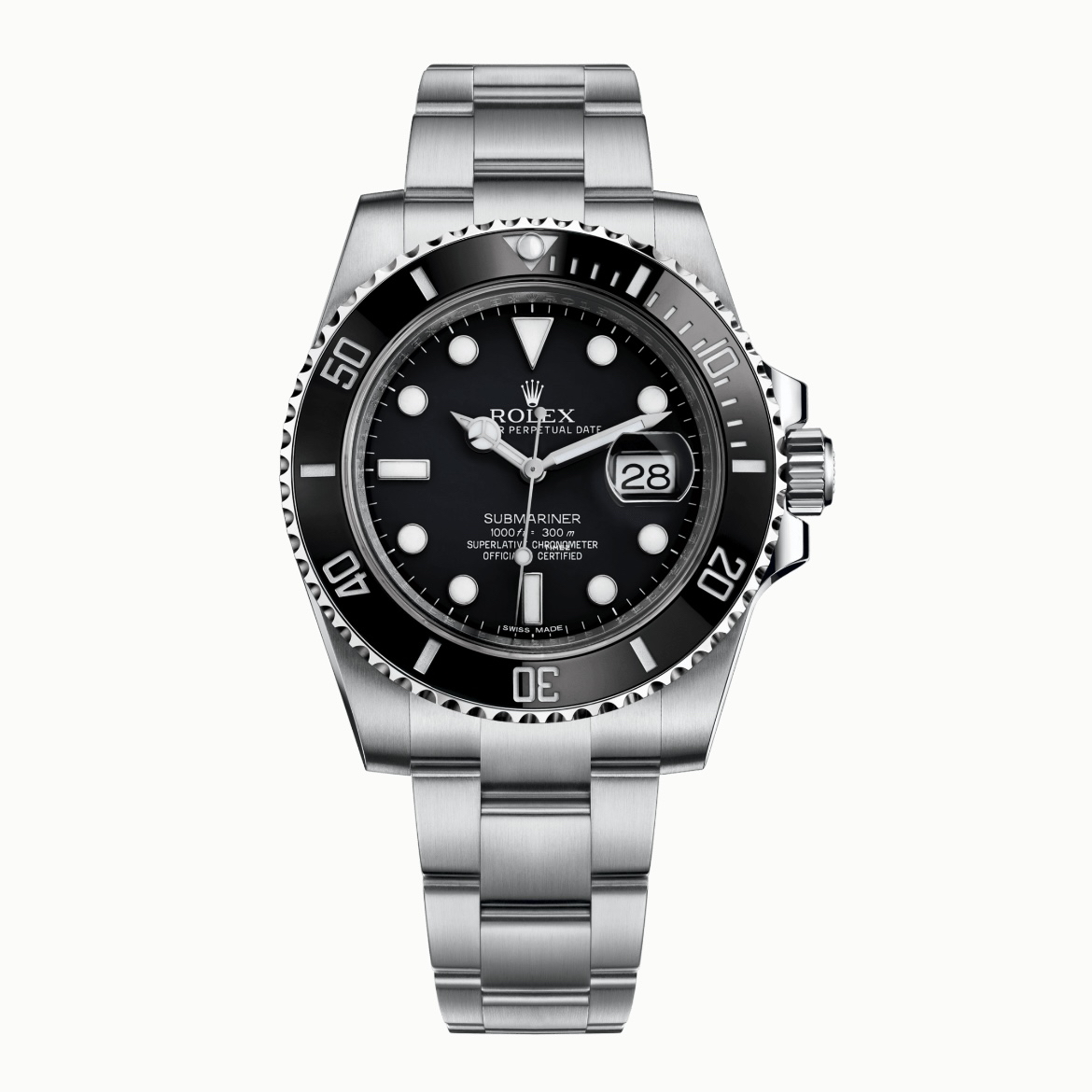 99新 Rolex/劳力士 116610有历黑/40毫米/17年6月全套全长