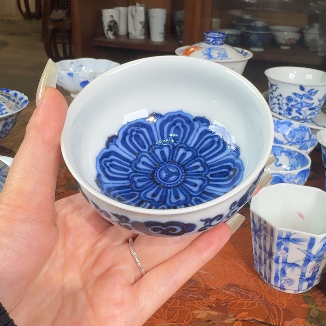 续真柴窑宝相花单杯