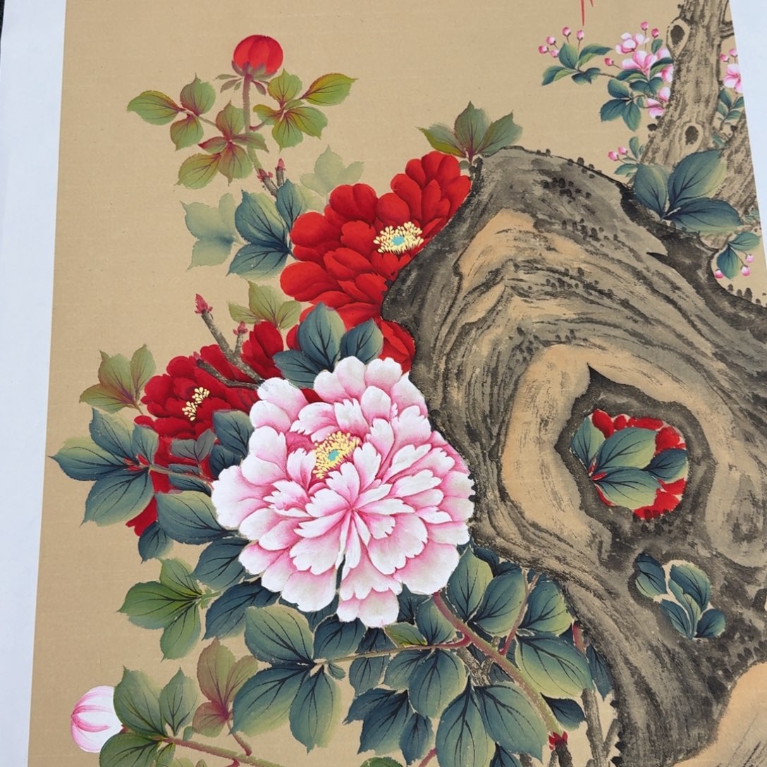 国画国画作品山水花鸟纯手绘