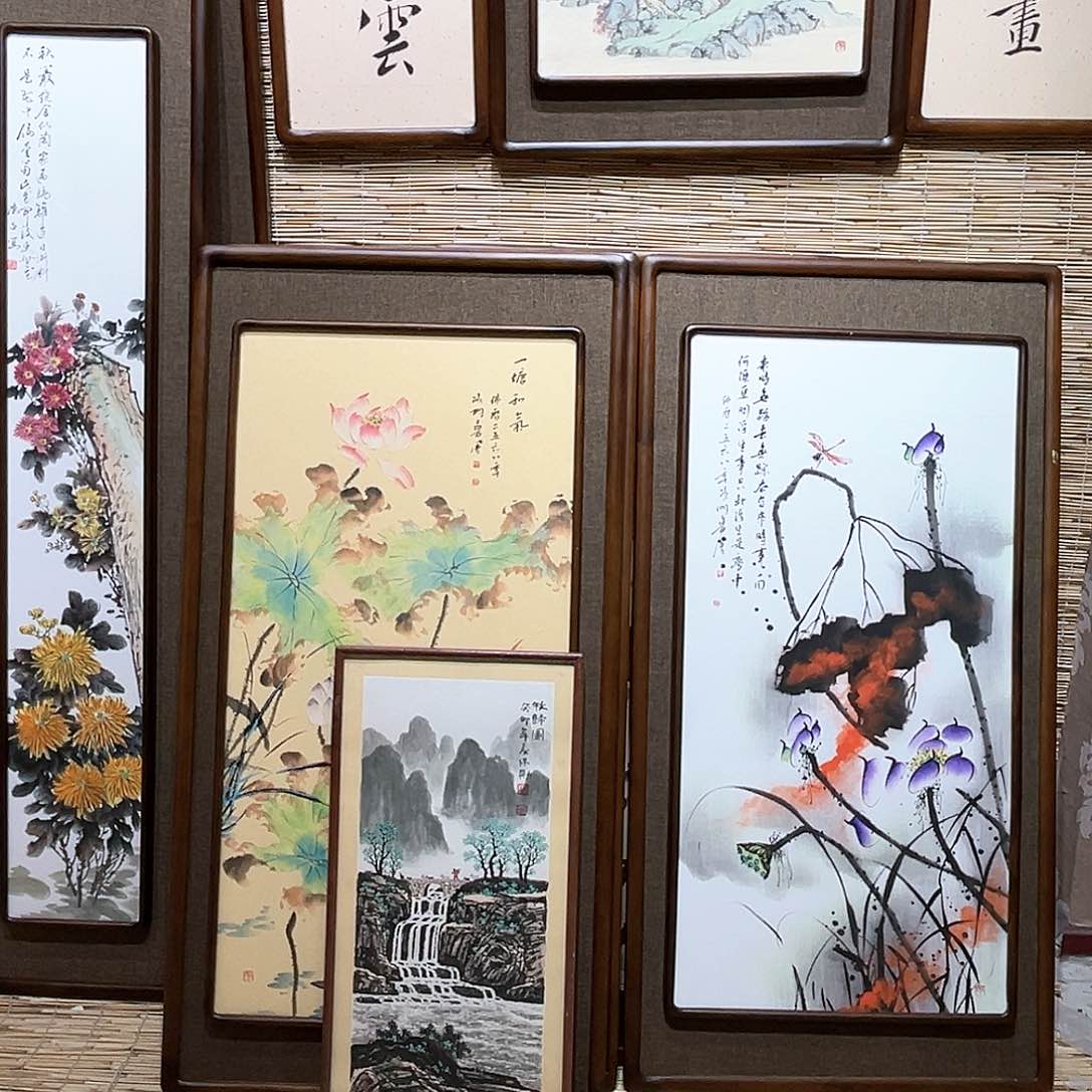 国画G**O亲笔手绘 亲笔手绘