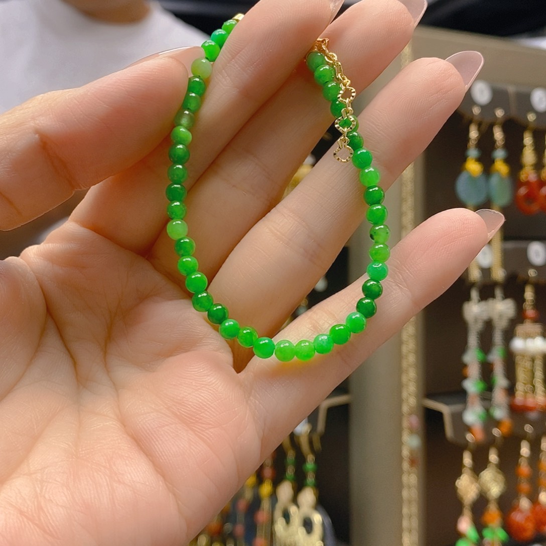 翡翠合金耳饰翡翠