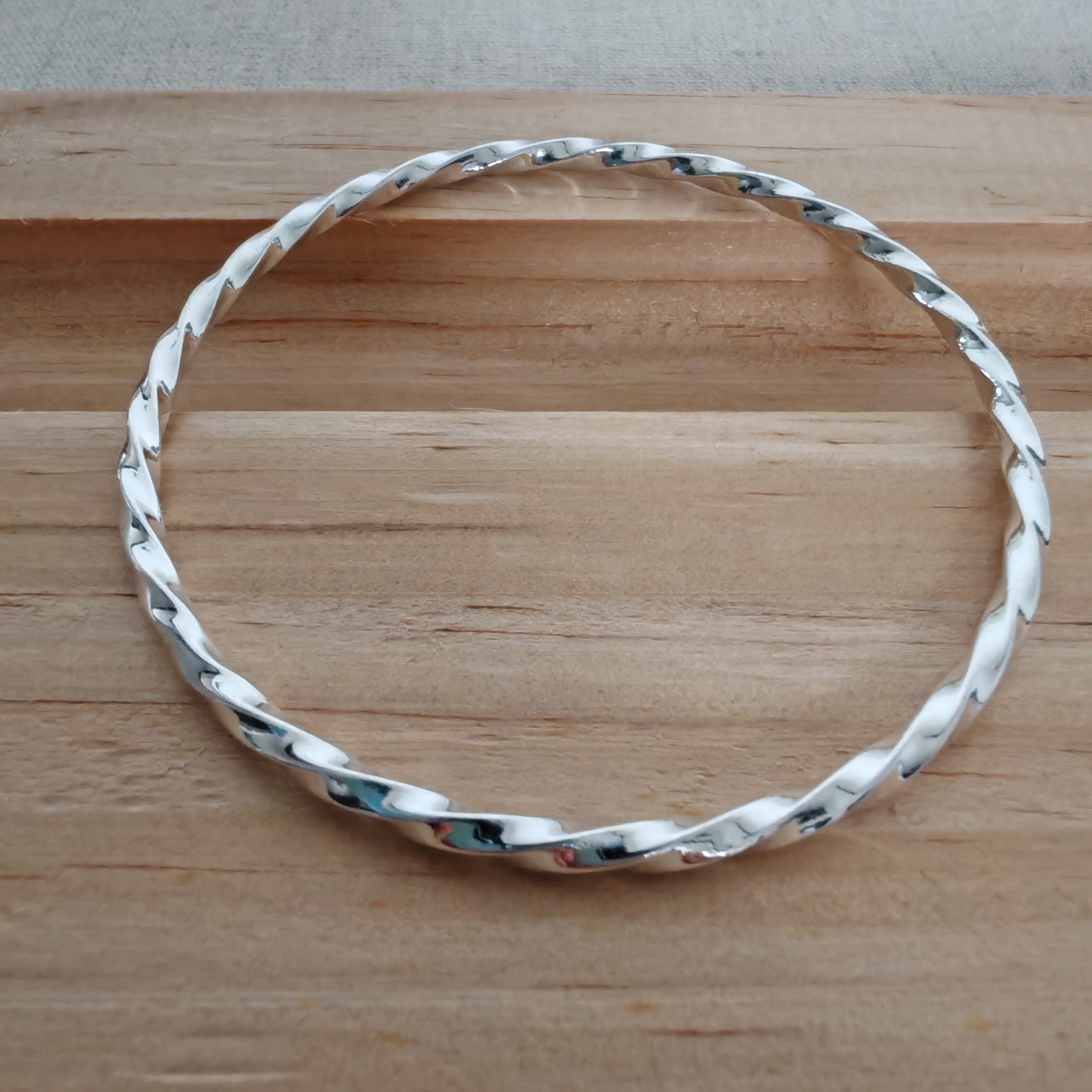 足银手镯 【Qarlighach】足银9999手镯简约小克重设计感网红