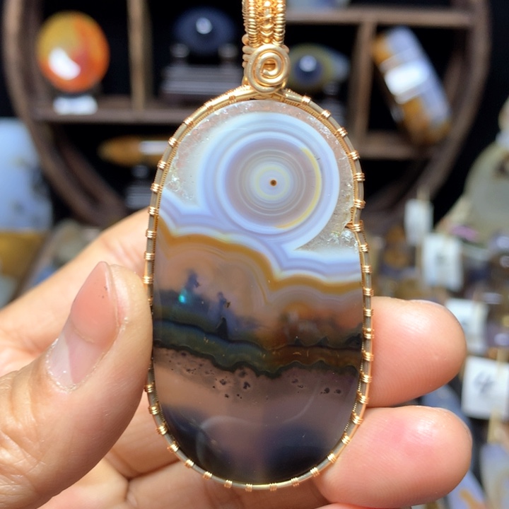 未镶嵌颈饰玛瑙/玉髓