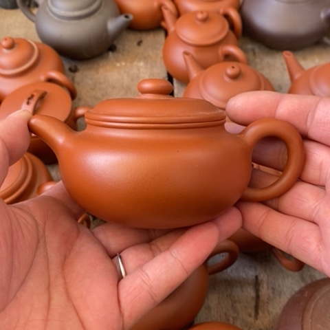 紫砂茶壶老朱泥仿古200cc