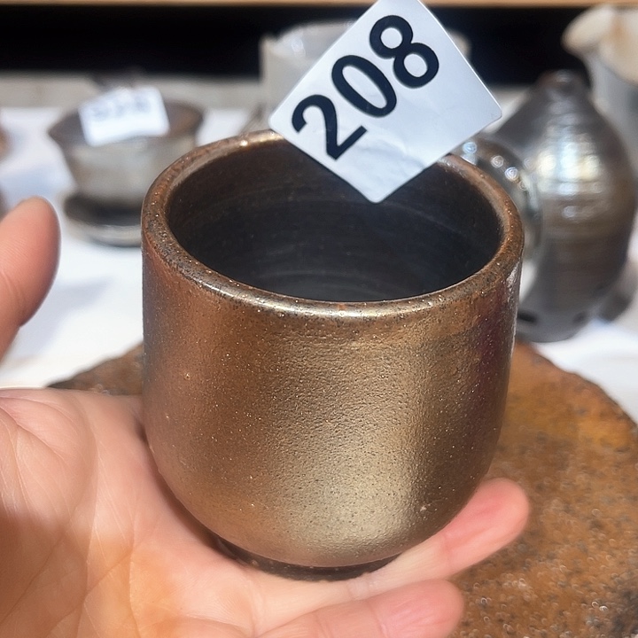 杯高温柴烧陶泥主人杯
