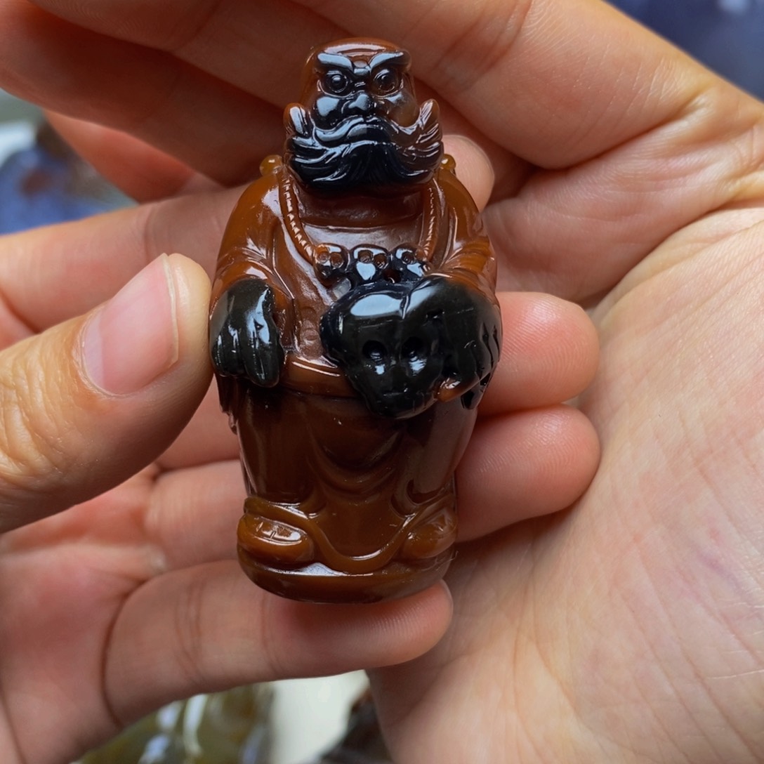 玛瑙/玉髓手把件未镶嵌