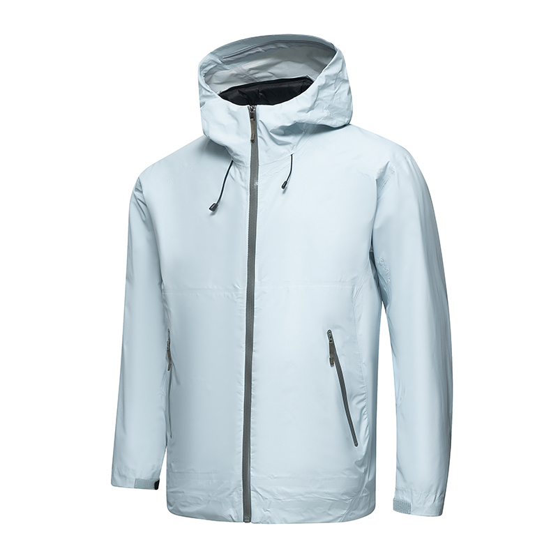 【J31-A】男女轻奢全压胶连帽防风防水经典休闲夹克冲锋衣