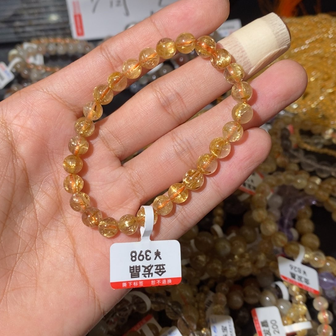 水晶手链未镶嵌我