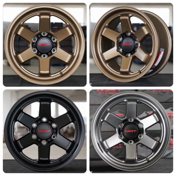 17寸MAT越野改装轮毂帕杰罗H5V93普拉多LC120LC150坦克300ranger