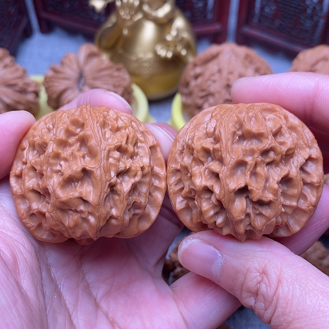 文玩核桃把件毕业精品苹果41.8尺