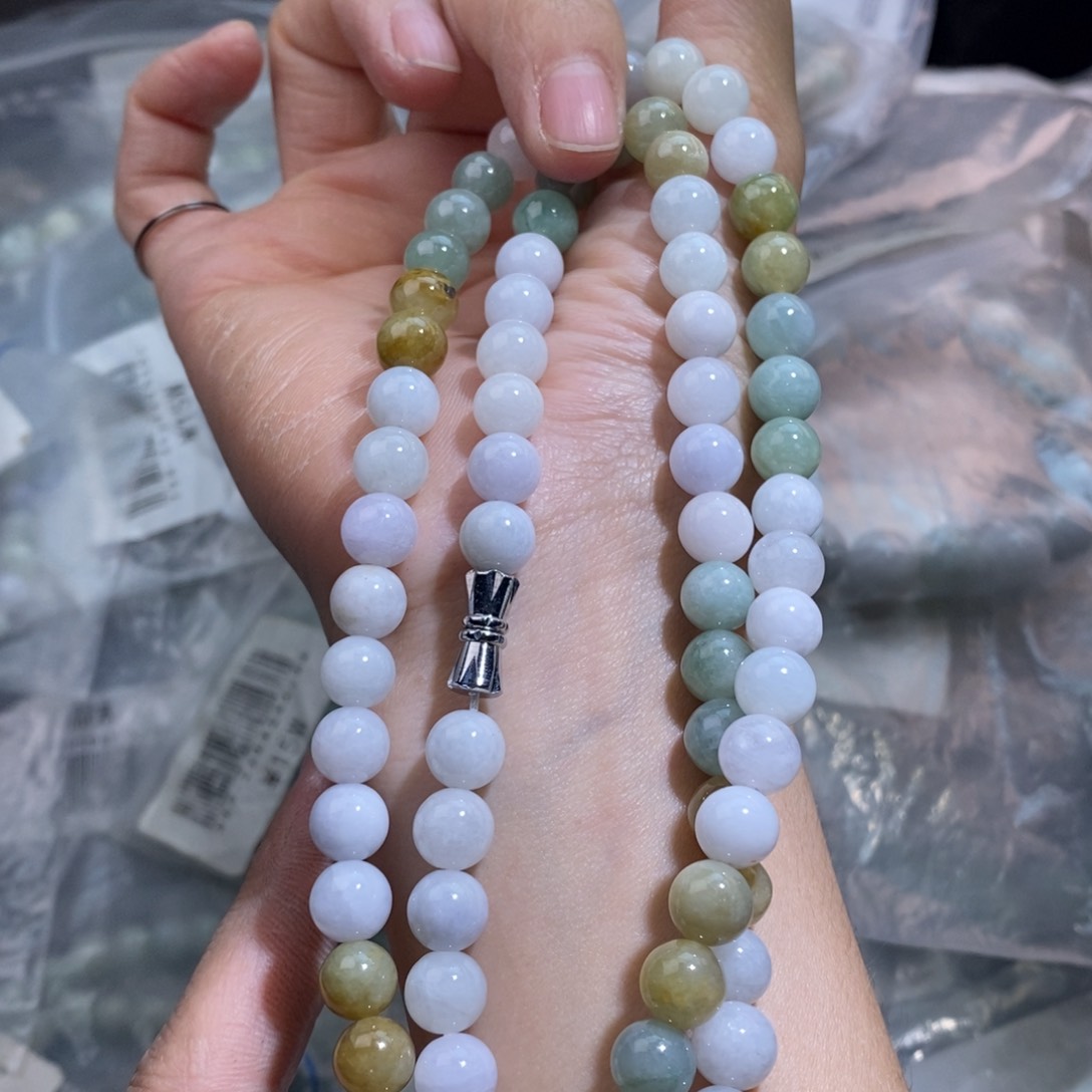 未镶嵌手串翡翠珠链