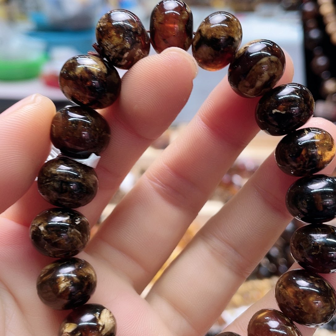 琥珀裸石未镶嵌十三10492