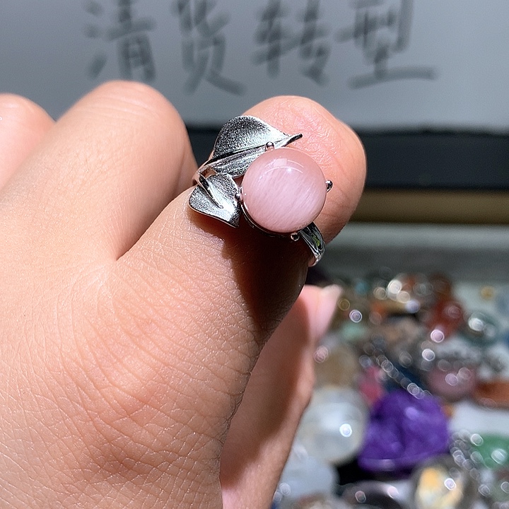 水晶珠宝半成品银S925镶嵌苏*