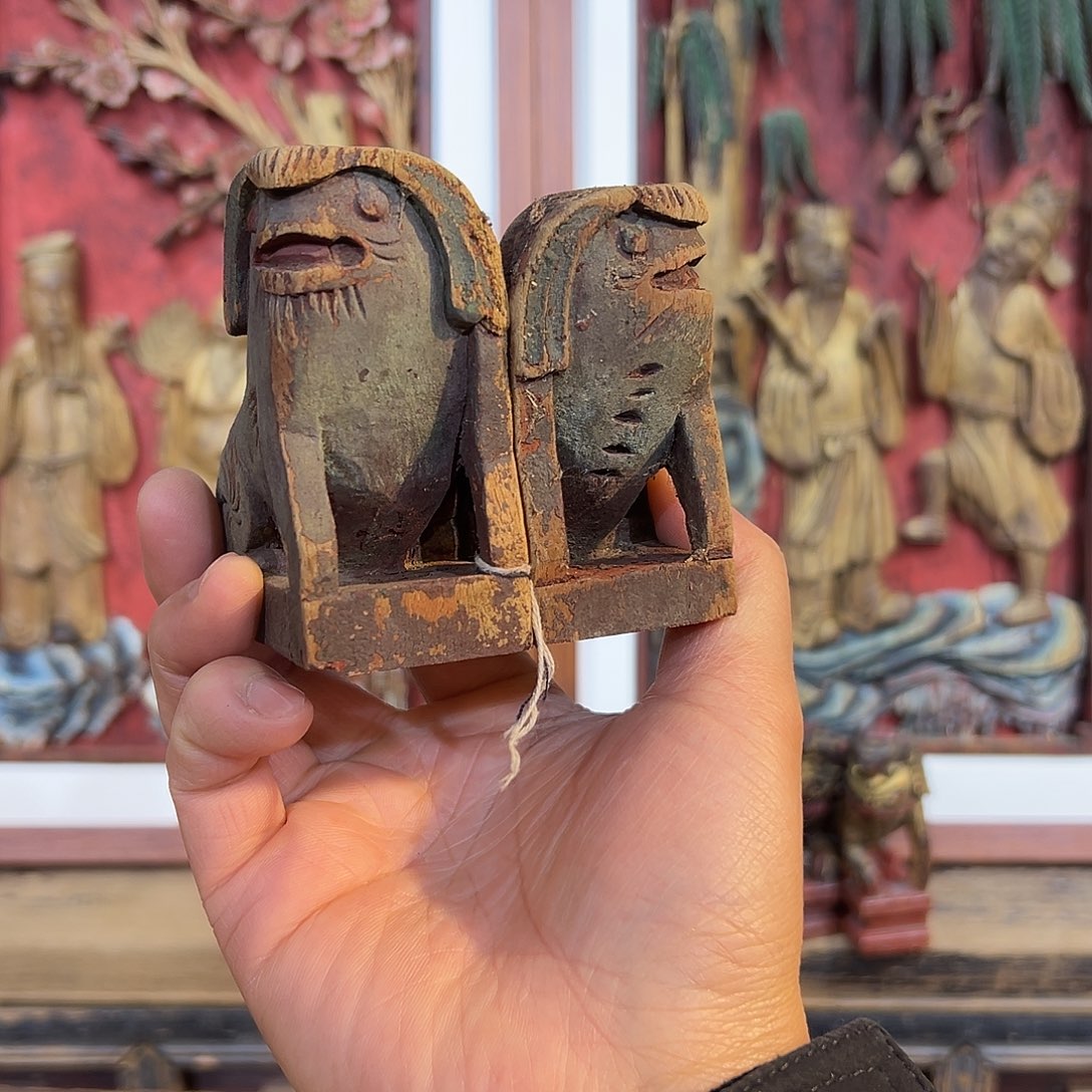 ****ฅ香榧木老木雕花板