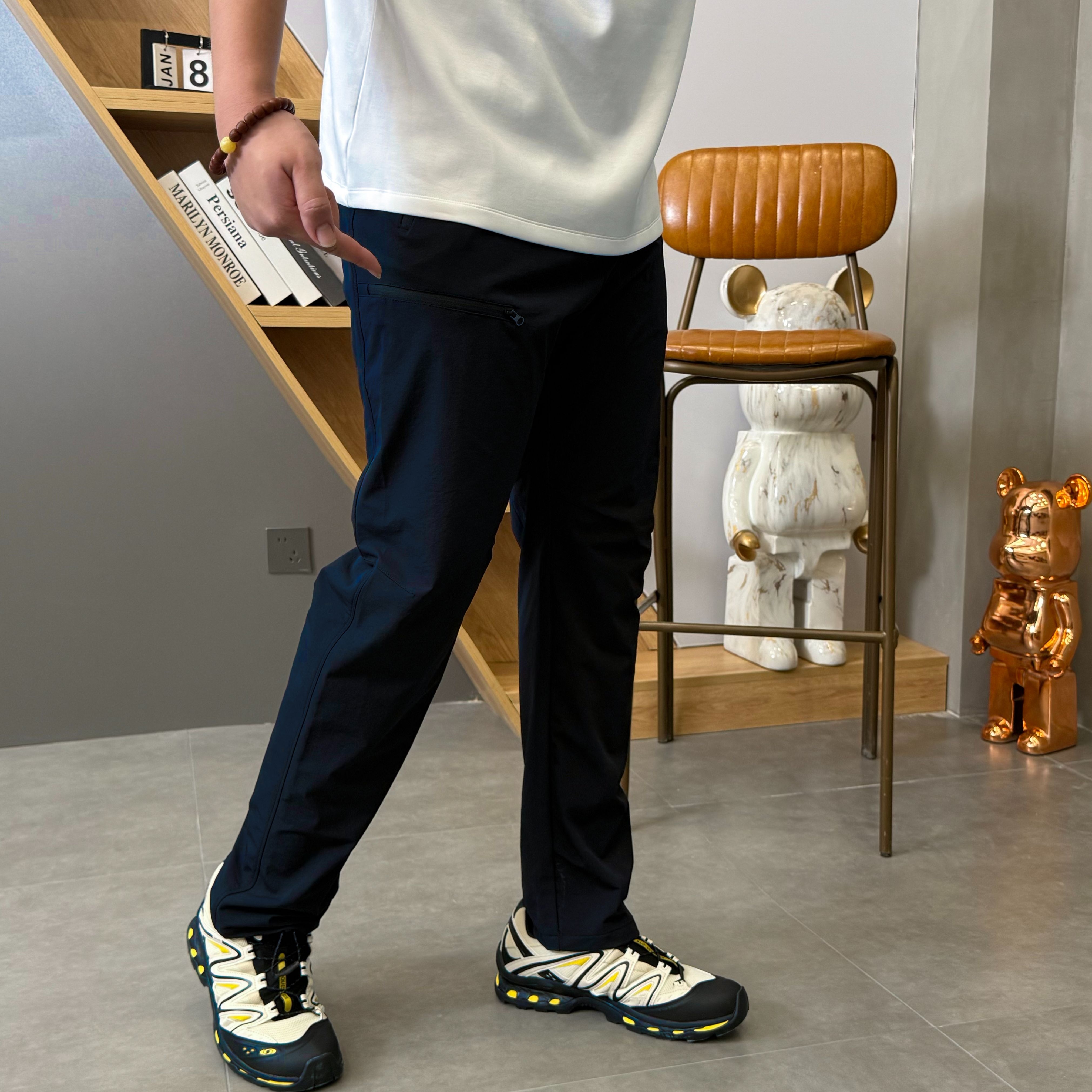 大码男装 秋季新款梭织 直筒裤2581