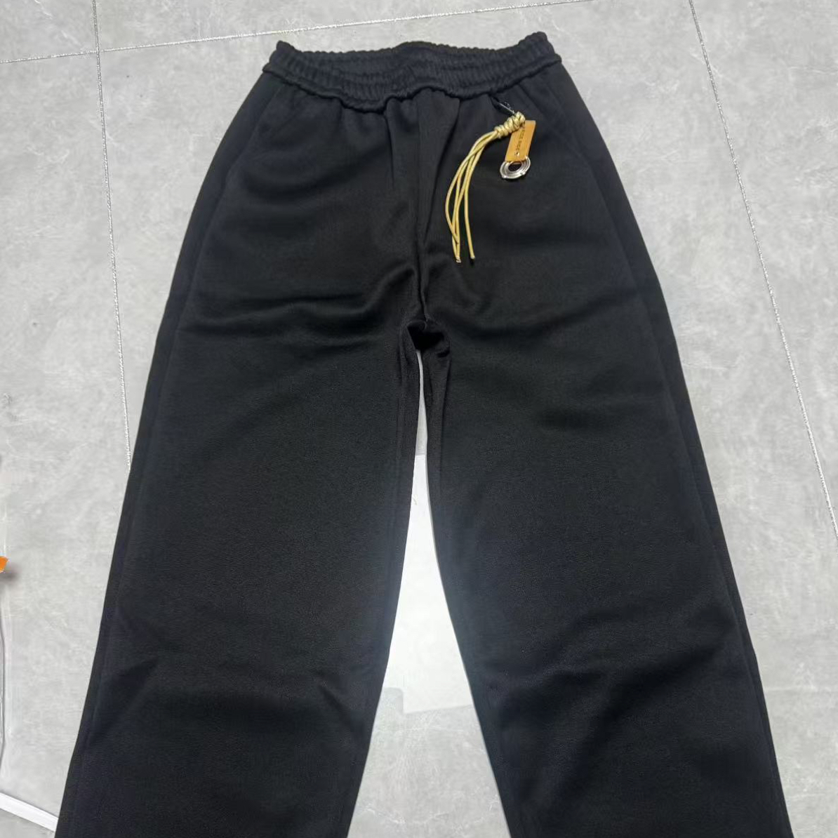 6208【胖小肉推荐】新款黑色显瘦休闲裤