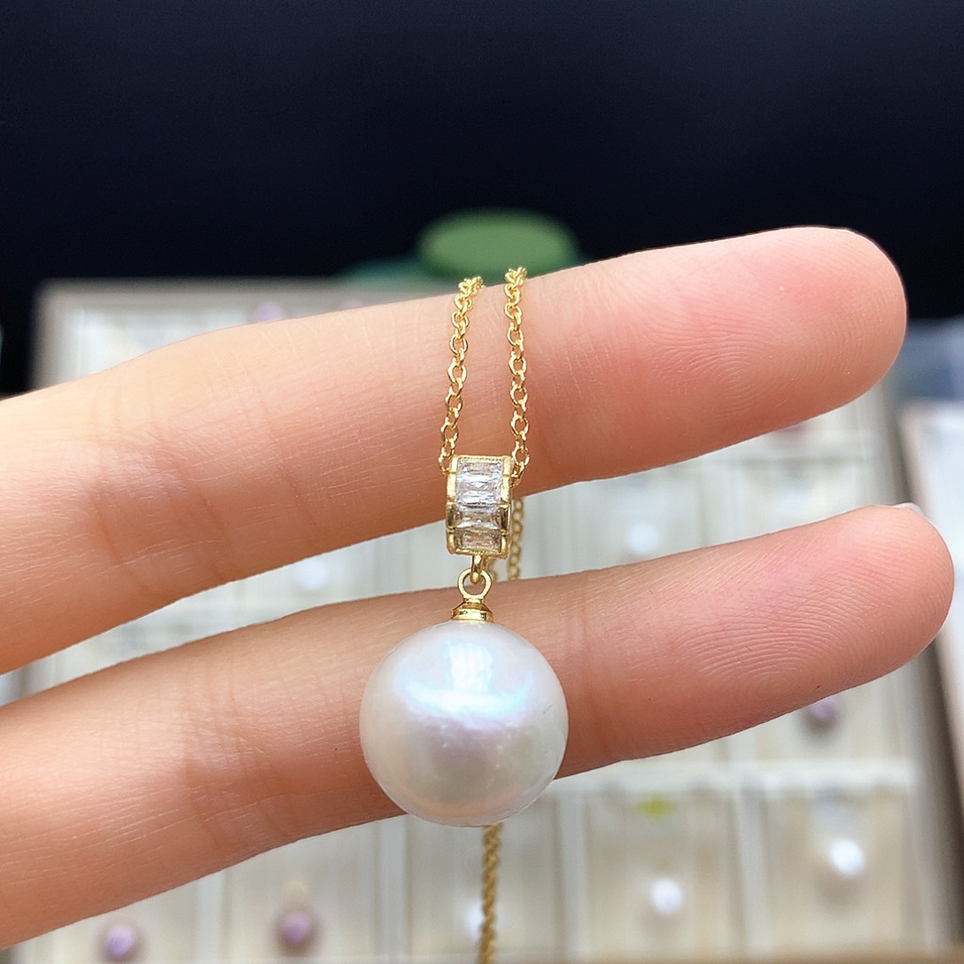 淡水珍珠颈饰合金