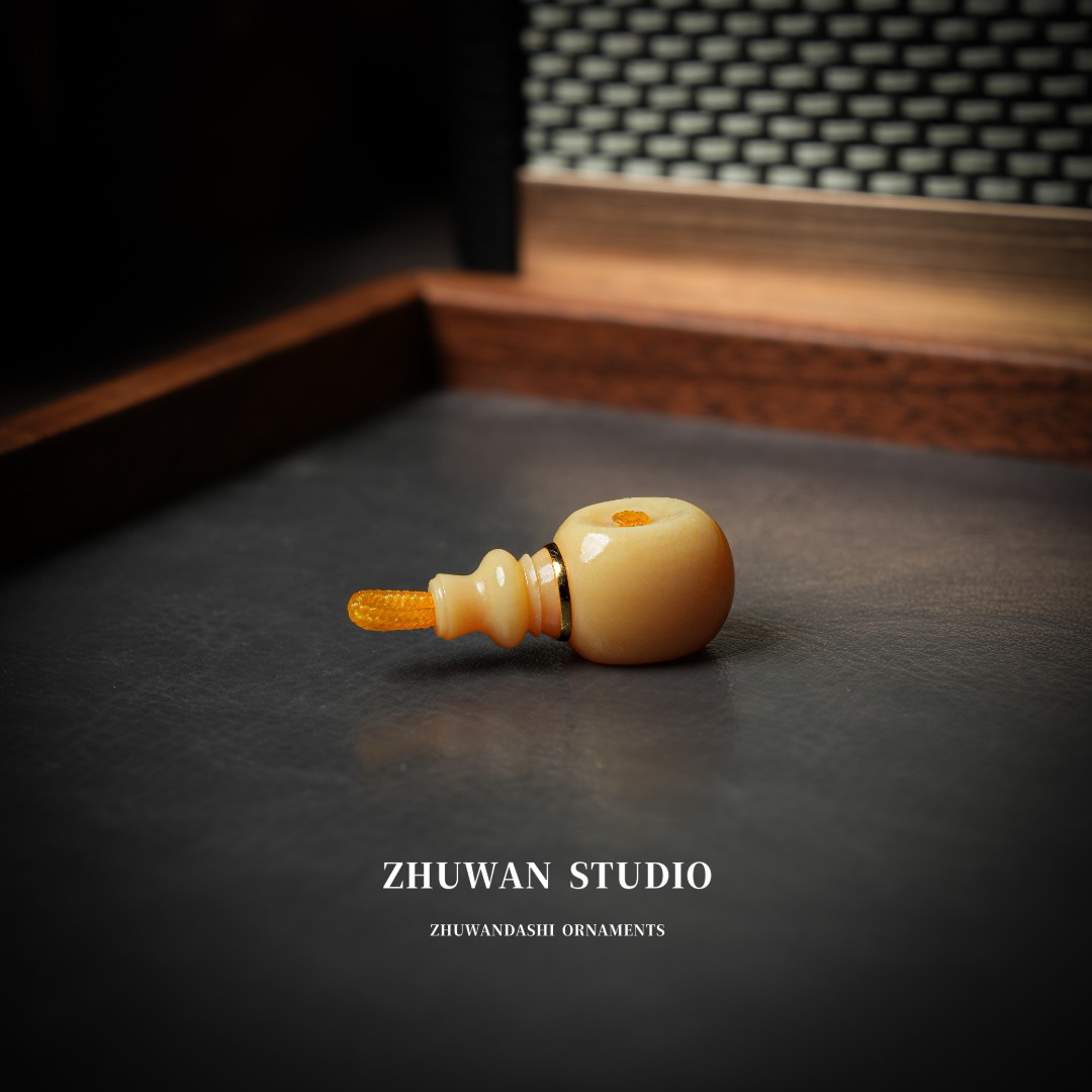 【珠玩大师】驼骨分体三通文玩手串配饰