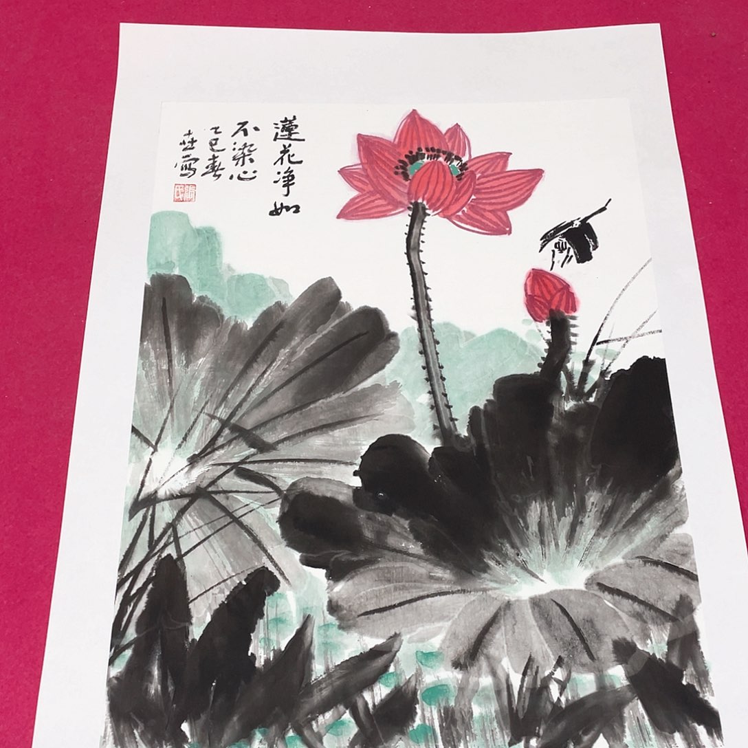 国画1.4平尺国画作品